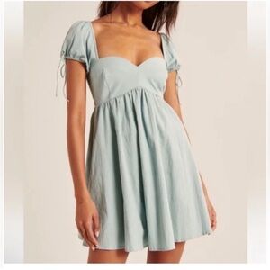 Abercrombie and Fitch light blue baby doll dress